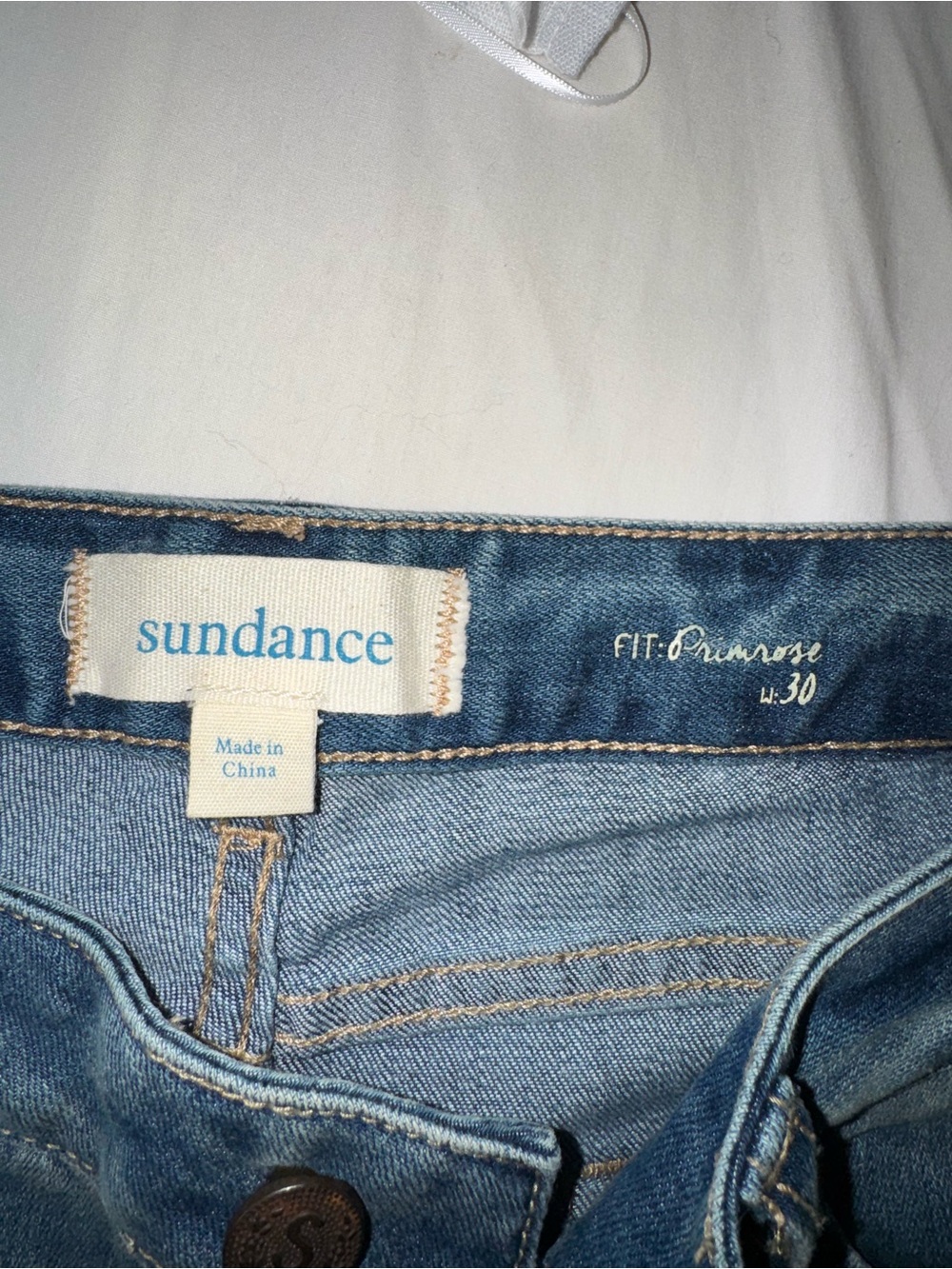 Sundance Blue Skinny Jeans with Floral Embroidery - Picture 6 of 7
